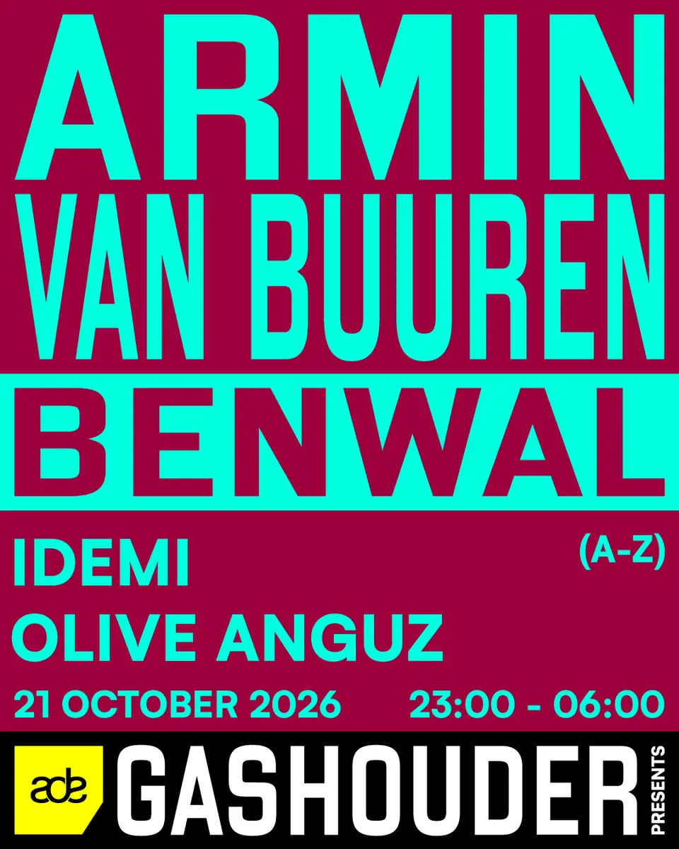 GASHOUDER presents: Armin van Buuren & Benwal [Sold Out] — GASHOUDER, Amsterdam