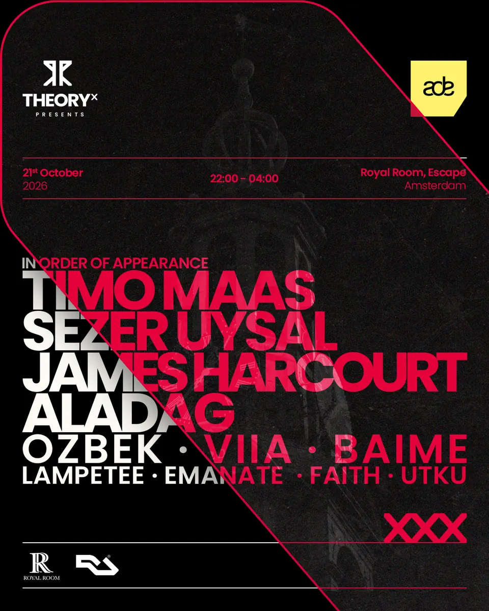Theory X Showcase - Royal Room, Escape - ADE — Escape, Amsterdam