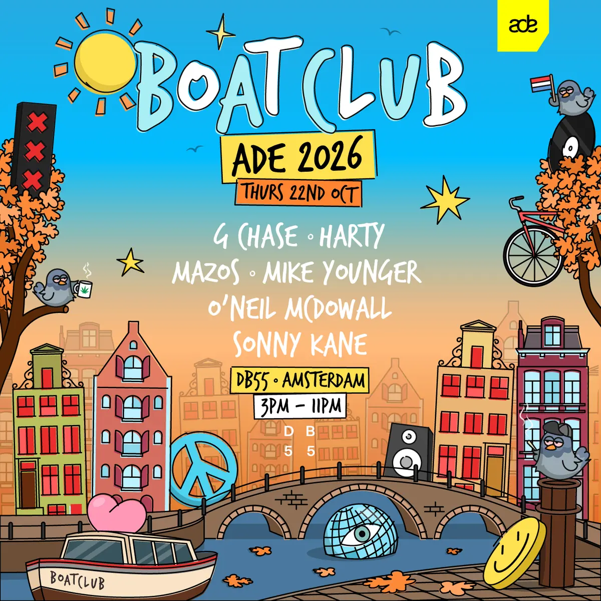 Boat Club - ADE 2026 — Db55, Amsterdam