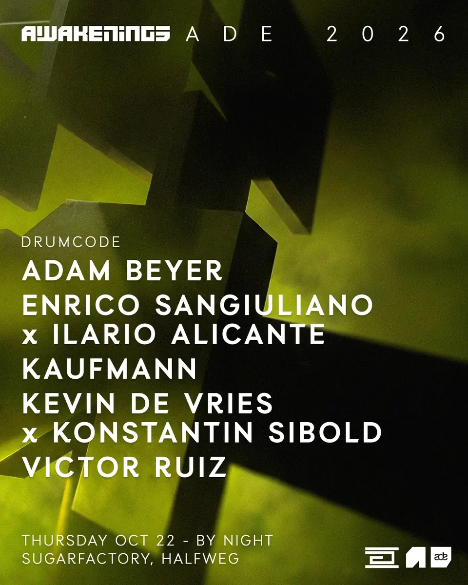 Awakenings ADE - Drumcode — Sugarfactory, Halfweg