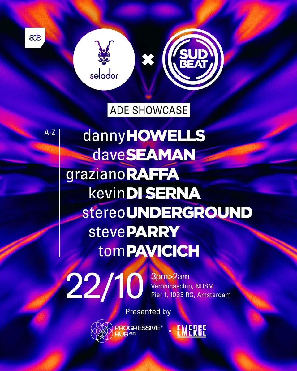 ADE Selador x Sudbeat Showcase — Het Veronica Schip, Amsterdam