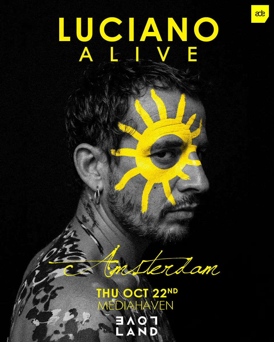 LUCIANO ALIVE Concerts x LOVELAND — Mediahaven - Minervahaven, Amsterdam