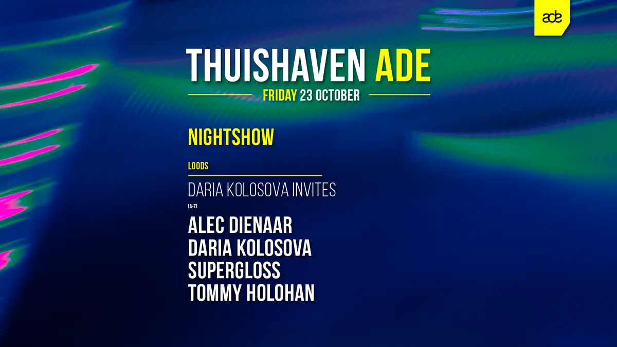 23 OCT - Friday Night with Daria Kolosova invites — Thuishaven, Amsterdam