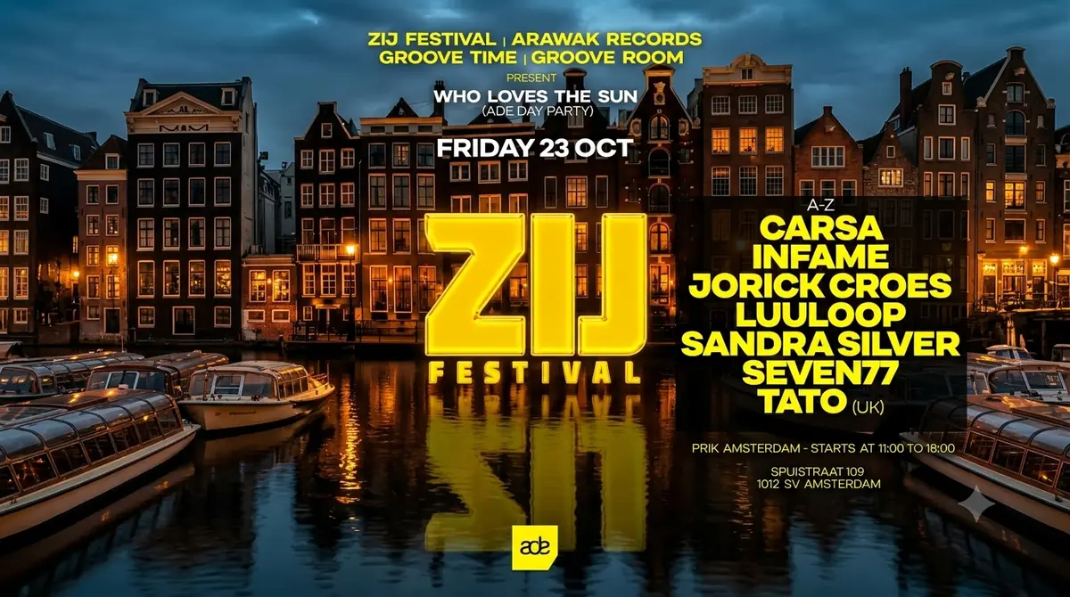 WHO LOVES THE SUN (ADE DAY PARTY) — Prik Amsterdam, Amsterdam