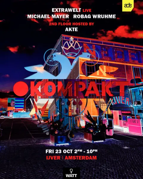 Kompakt ADE — Ijver, Amsterdam