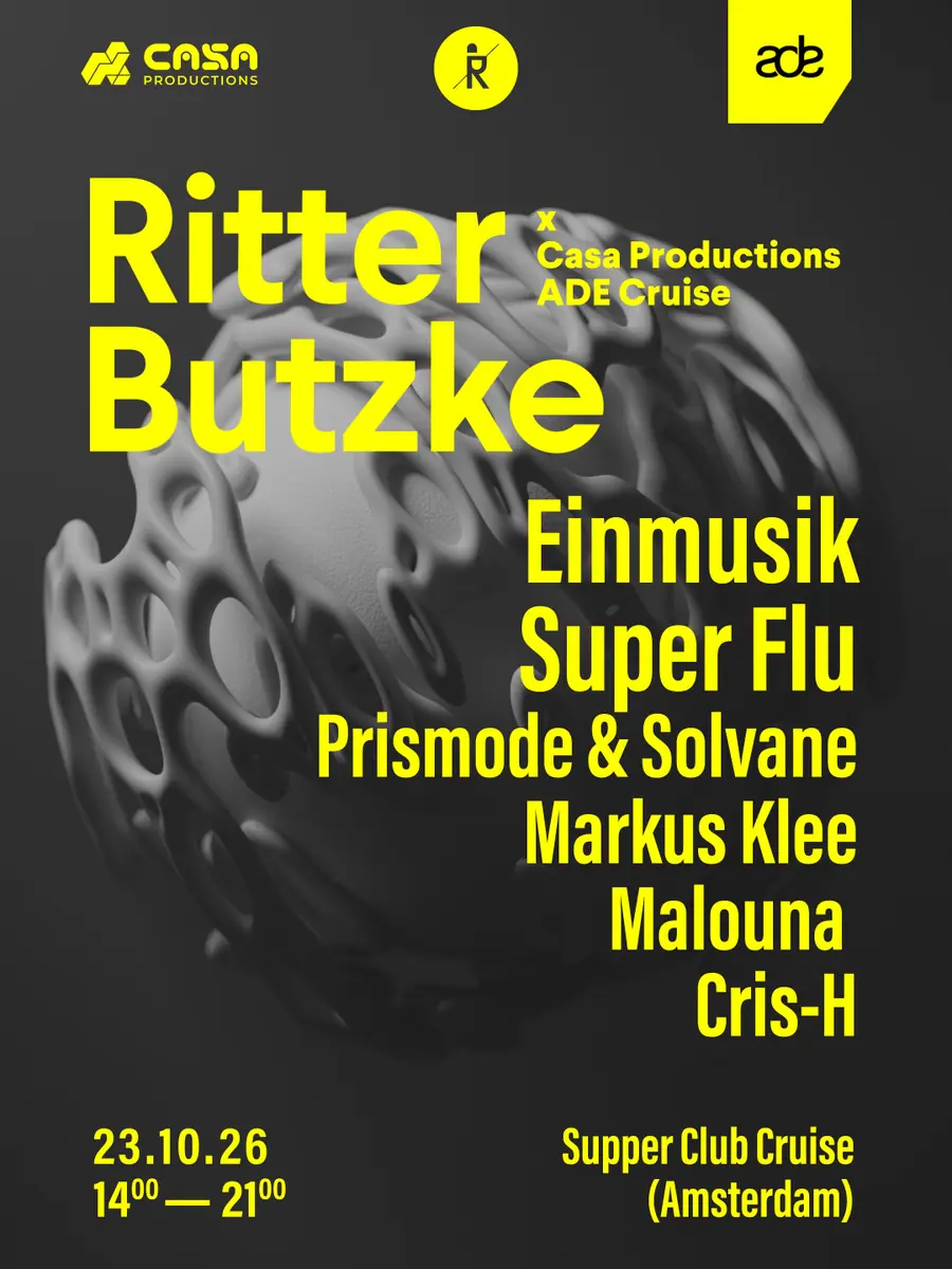 Ritter Butzke & Casa ADE Cruise — Supperclub Cruise, Amsterdam