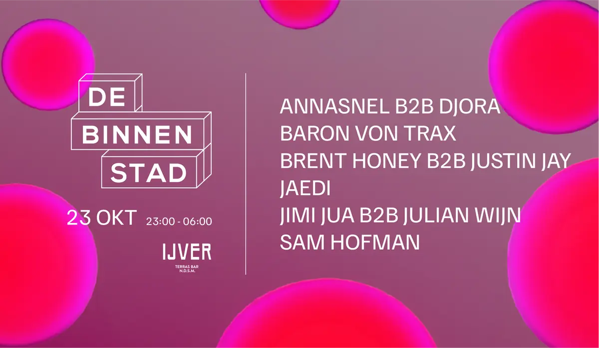 De Binnenstad x Sam Hofman Invites — Ijver, Amsterdam