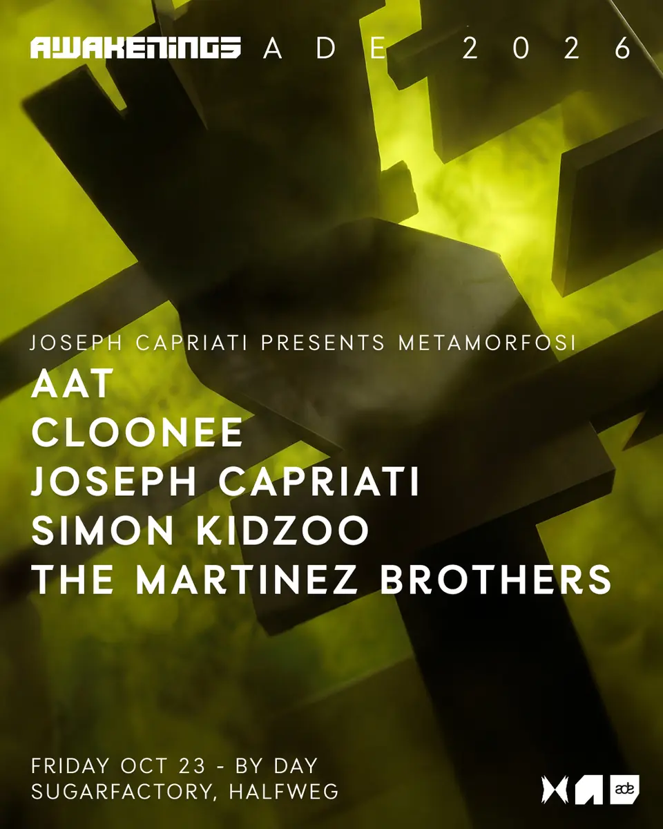 Awakenings ADE - Joseph Capriati presents Metamorfosi — Sugarfactory, Halfweg