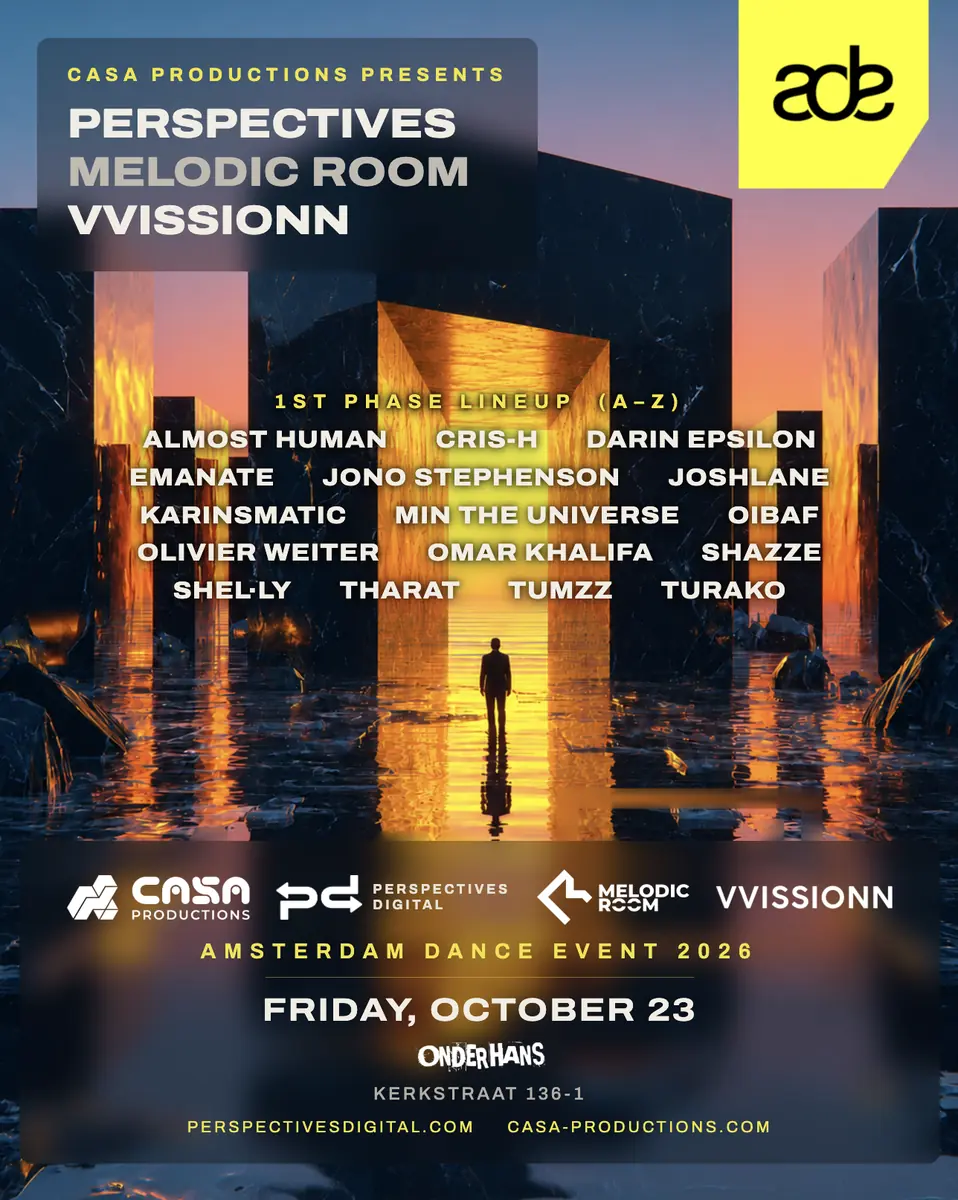 Perspectives x Melodic Room x VVISIONN ADE Showcase — Onder Hans, Amsterdam