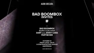 Audio Obscura ADE x Bad Boombox Invites