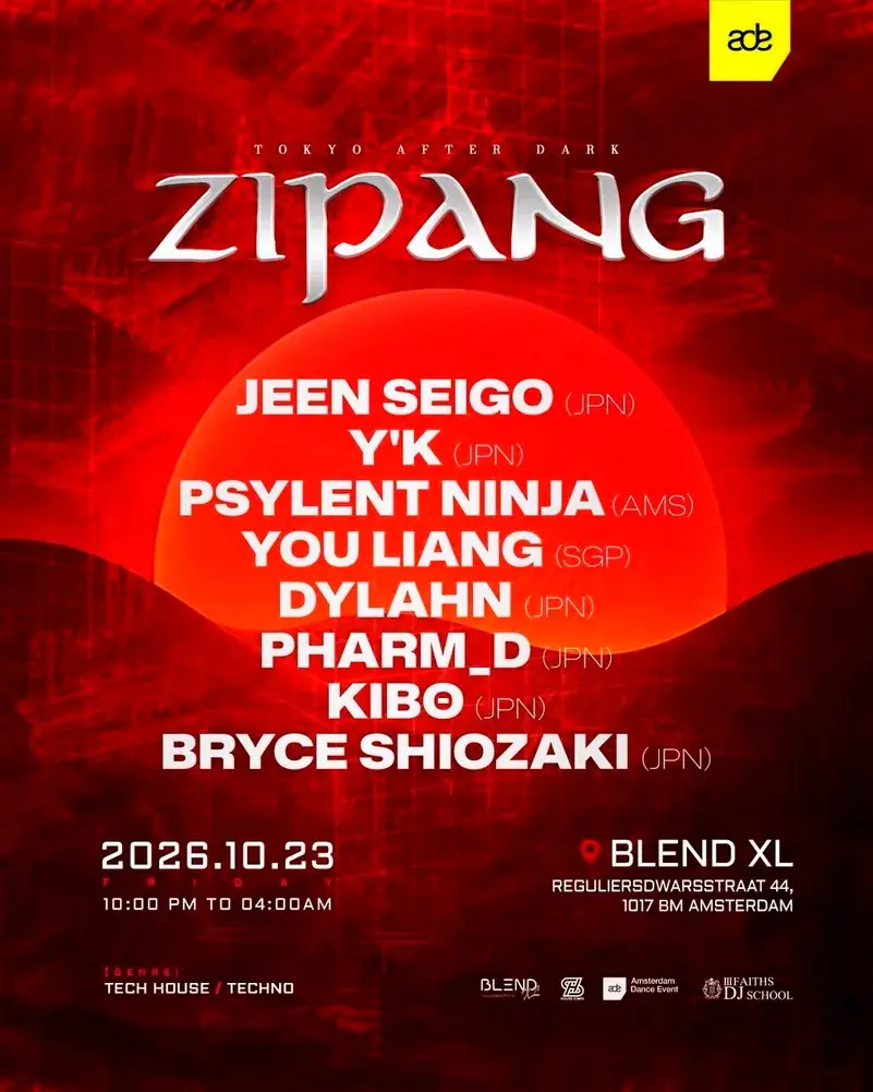 Tokyo After Dark: ZIPANG — Blend XL, Amsterdam