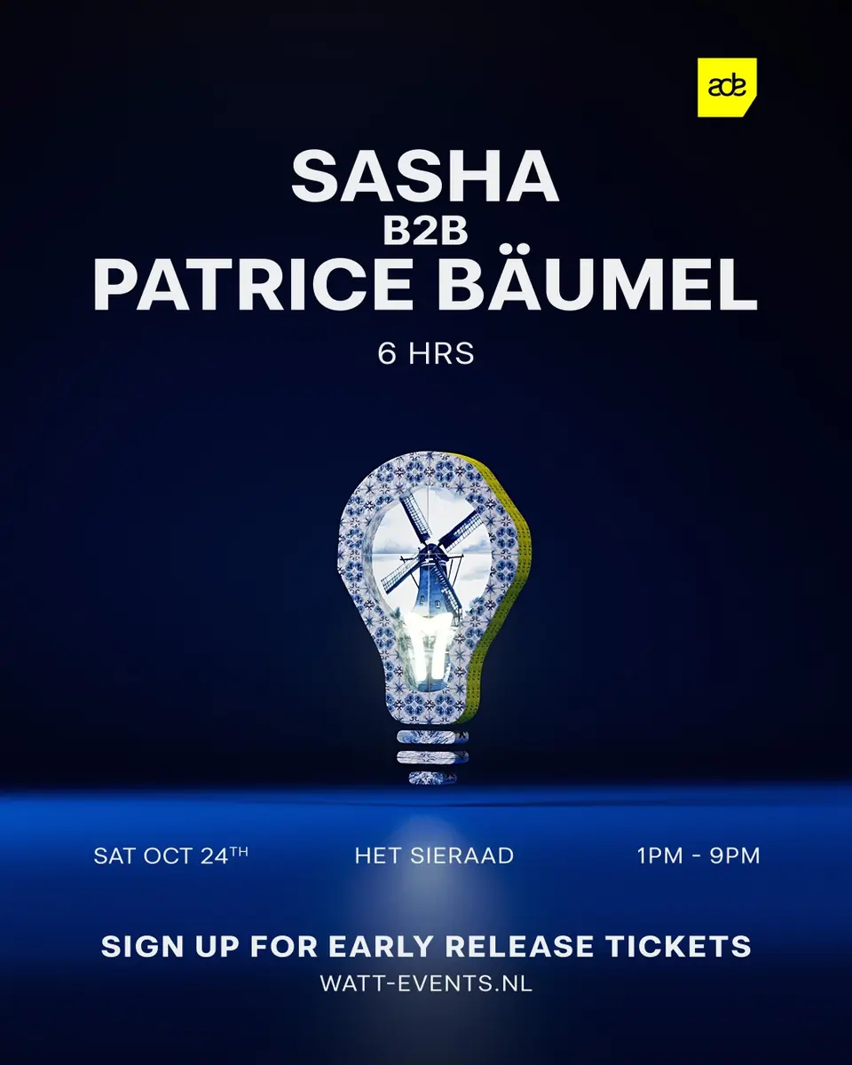 Sasha b2b Patrice Baumel - 6hrs ADE — Het Sieraad, Amsterdam