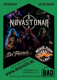 Bandpräsentation: NØVASTÖNAR mit DEL PIERROS und BLACK FUSE