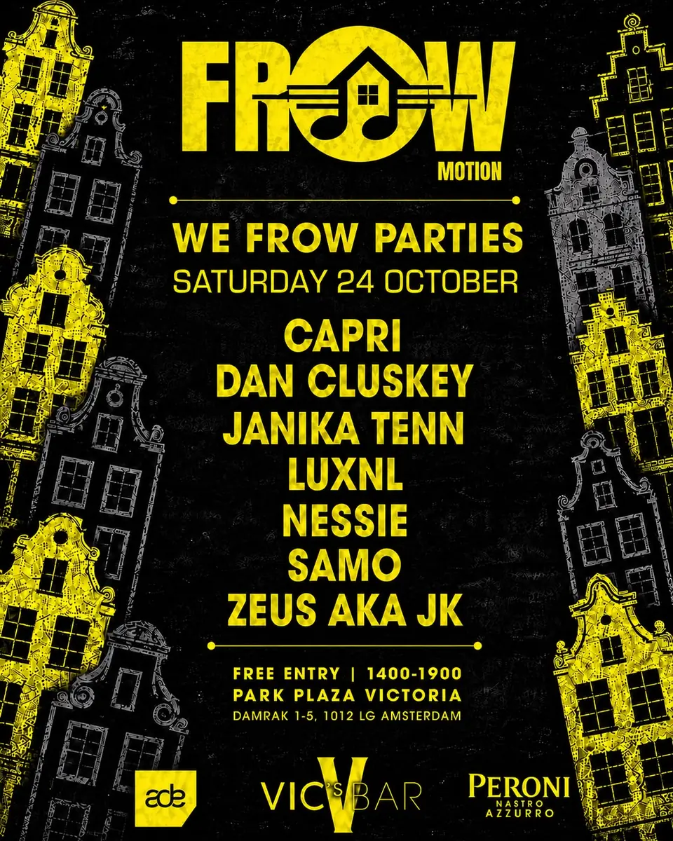 FROW ADE 2026 — Vic's Bar, Amsterdam