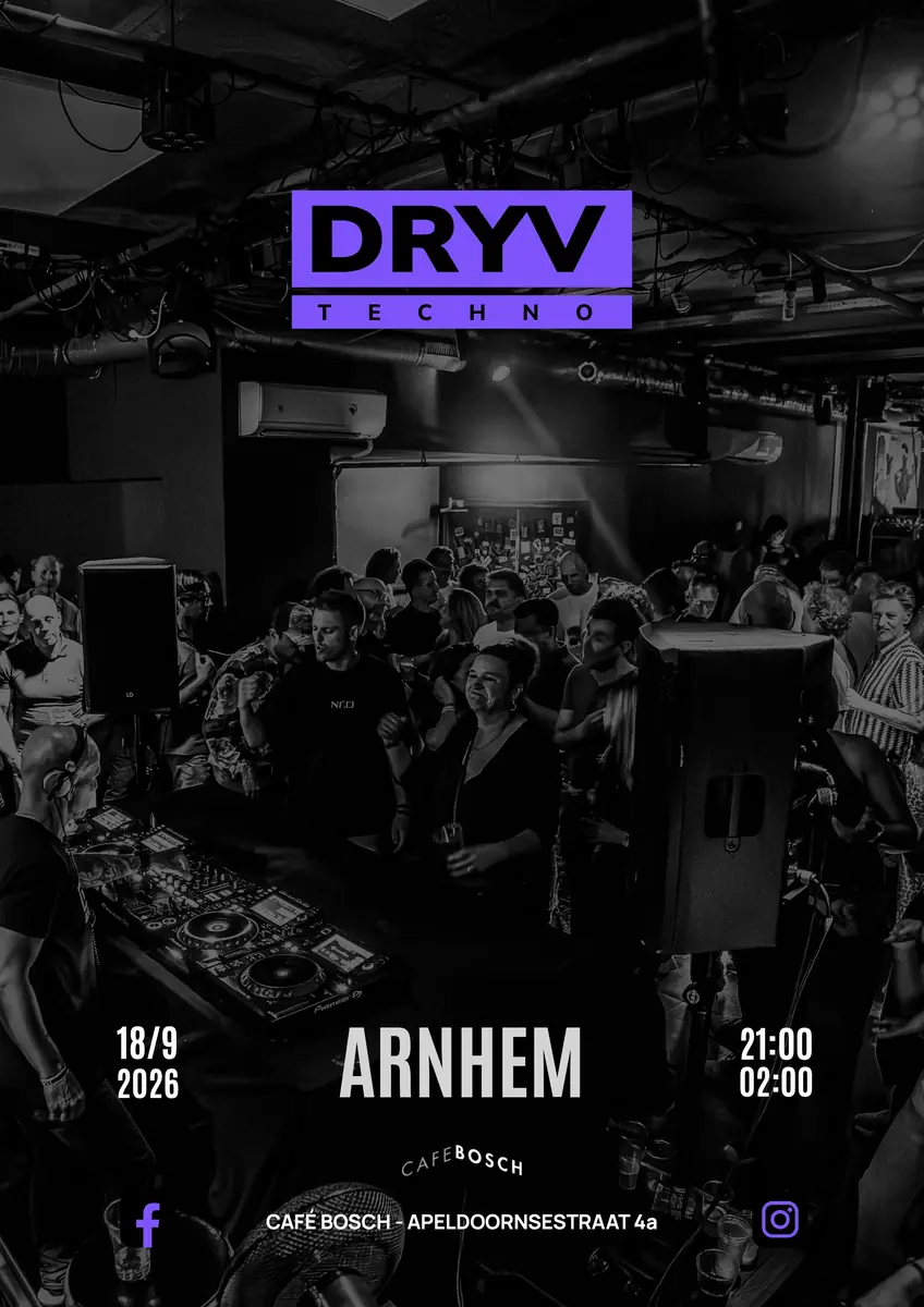 DRYV | Externer Ticketlink — Café bosch, Arnheim