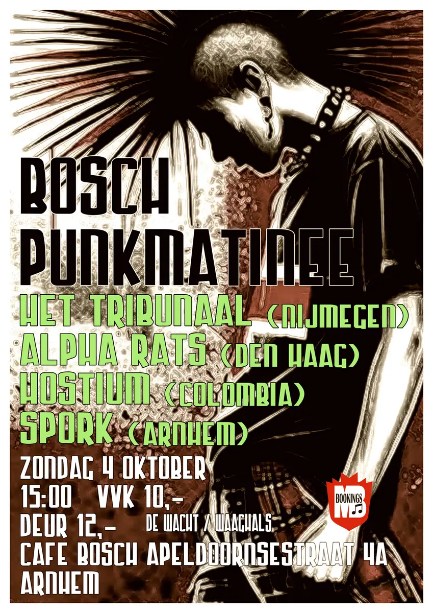 Het Tribunaal | Alpha Rats | Hostium | SPORK — Café bosch, Arnheim