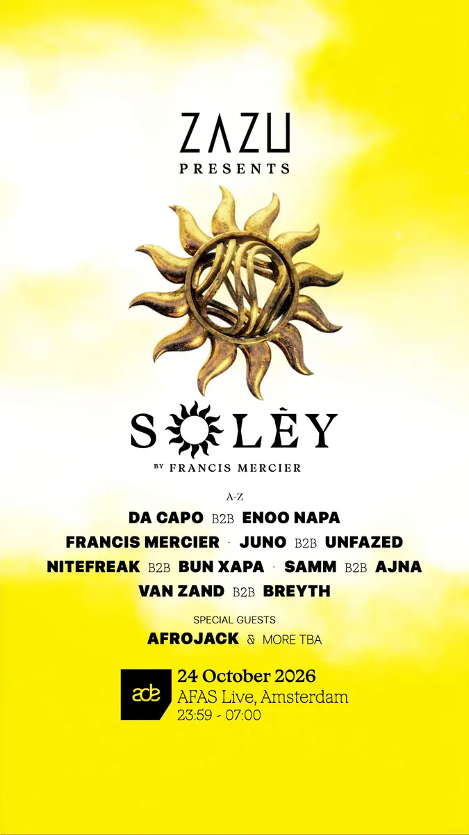 ZAZU presents: SOLÈY by Francis Mercier — Afas Live, Amsterdam