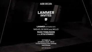 Audio Obscura ADE x LAMMER Invites