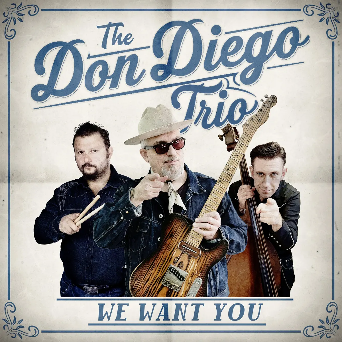 Don Diego Trio (Rockabilly, Surf, Rock&Roll, Italien) — Café de Cactus, Hengelo
