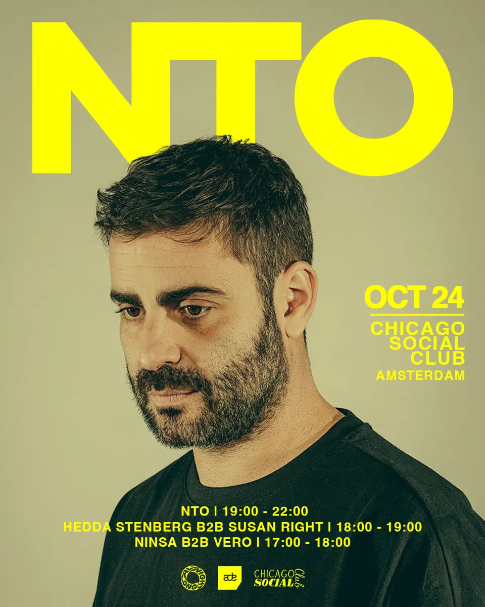 NTO (3 Stunden live) — Chicago Social Club, Amsterdam
