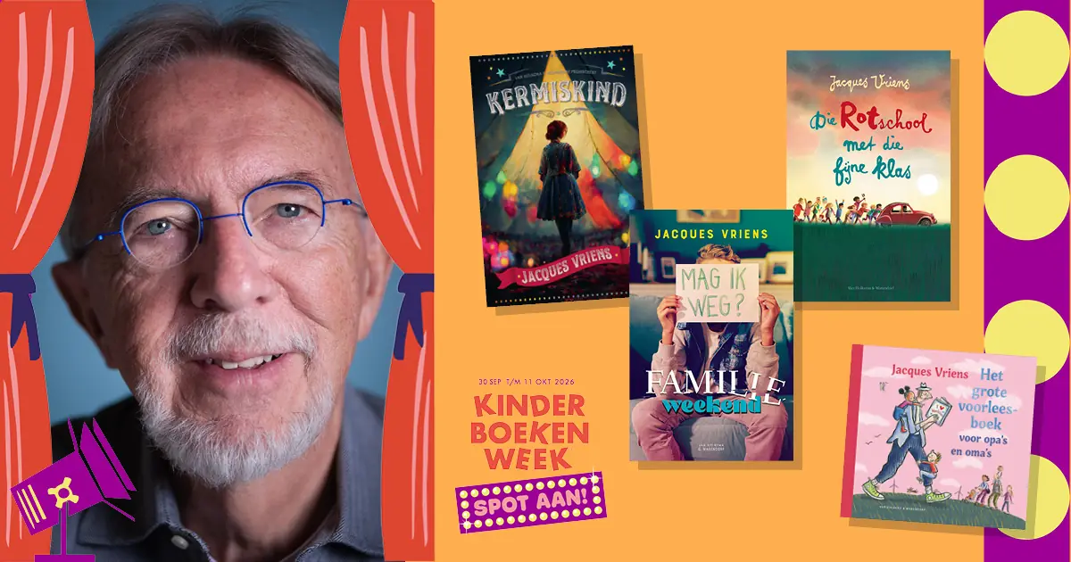 Jacques Vriens vertelt, leest voor en signeert — Boekhandel Donner, Rotterdam