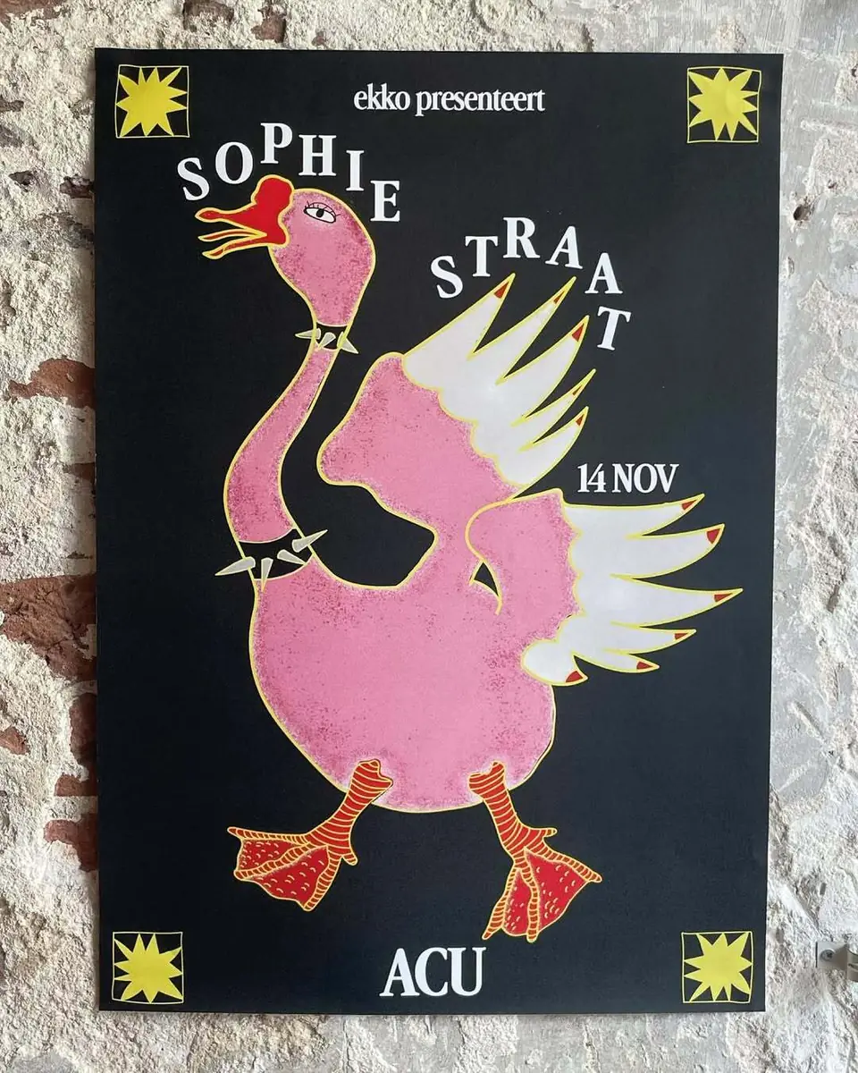 Sophie Straat Poster Sale — ACU, Utrecht