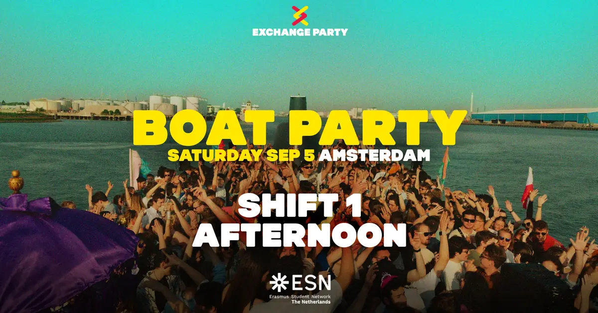 Boat Party Amsterdam | afternoon — Pier 14, Amsterdam