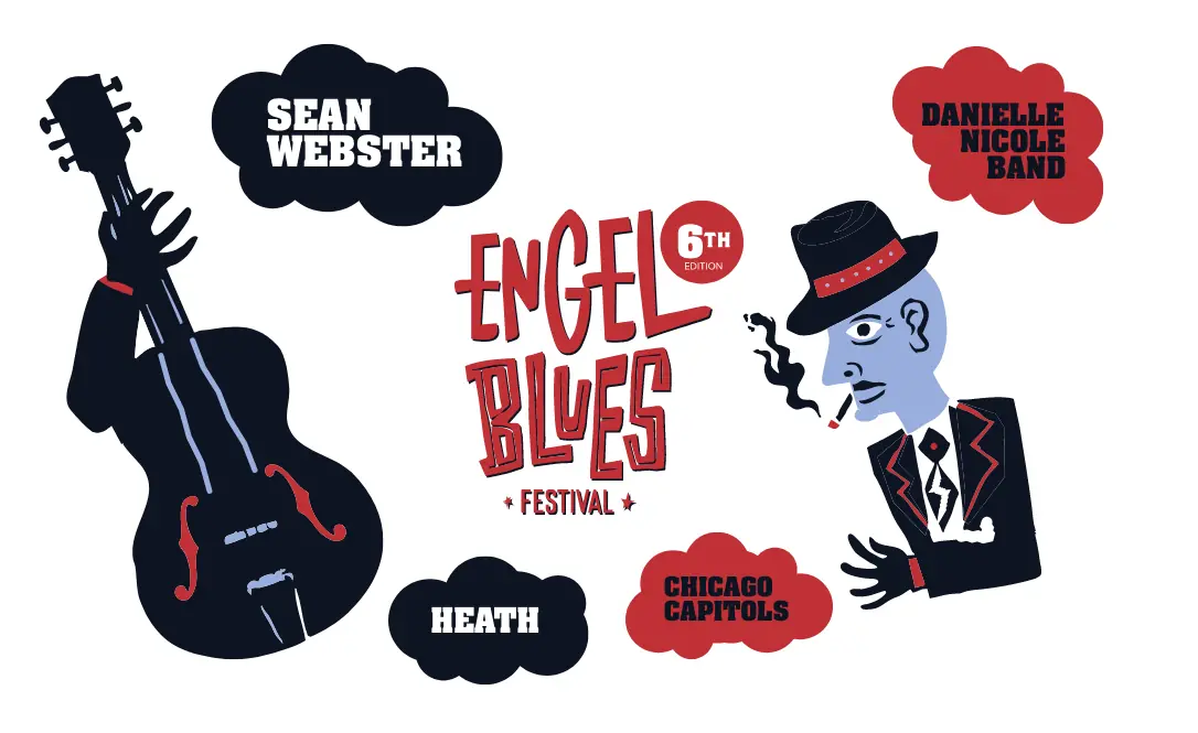 Engel Blues Fest 6: Sean Webster + Danielle Nicole Band + HEATH + Chicago Capitols — Cultuurpodium Groene Engel, Oss