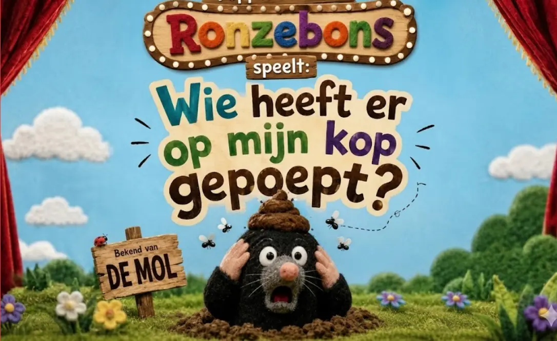 Poppentheater Ronzebons: Wer hat mir auf den Kopf gekackt? — Cultuurpodium Groene Engel, Oss