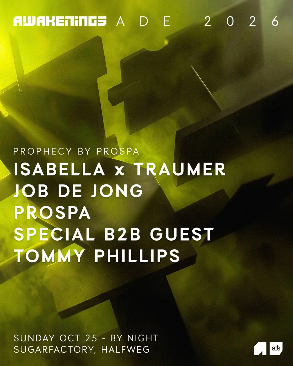 Awakenings ADE - Prophecy by Prospa — Sugarfactory, Halfweg