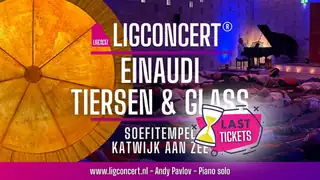 Liegkonzert: Einaudi, Tiersen, Glass in der Soefitempel Katwijk aan Zee