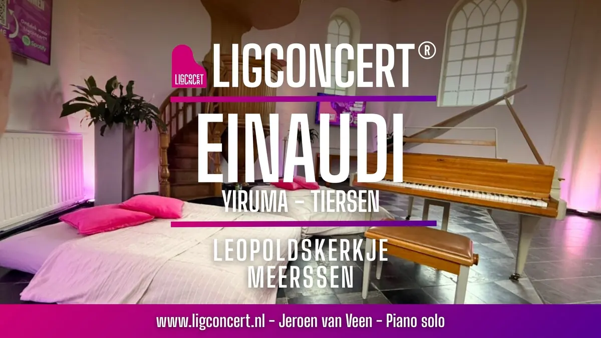 Lying Concert Einaudi-Yiruma-Tiersen, Leopoldskerkje Meerssen — Het Leopoldskerkje, Meerssen
