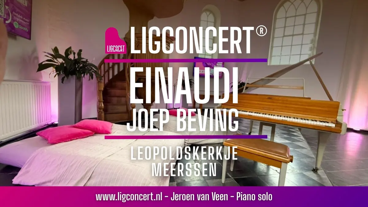 Lying Concert: Einaudi-Beving, Leopoldskerkje Meerssen — Het Leopoldskerkje, Meerssen