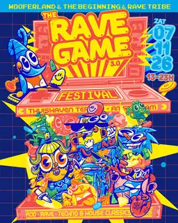 Wooferland, The Beginning & Rave Tribe pres. The Rave Game 2026