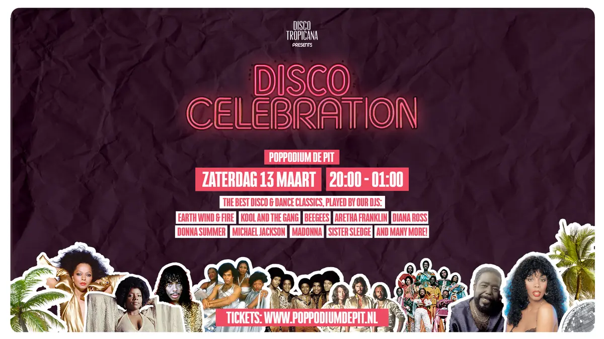 Disco Celebration — Poppodium de Pit, Terneuzen