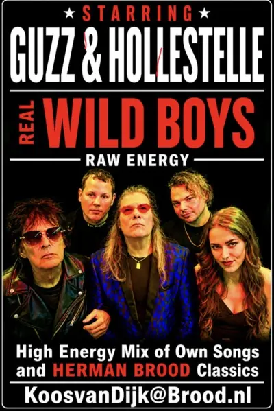 GUZZ & HOLLESTELLE and the REAL WILD BOYS — Rockcafé Taste, Groenlo