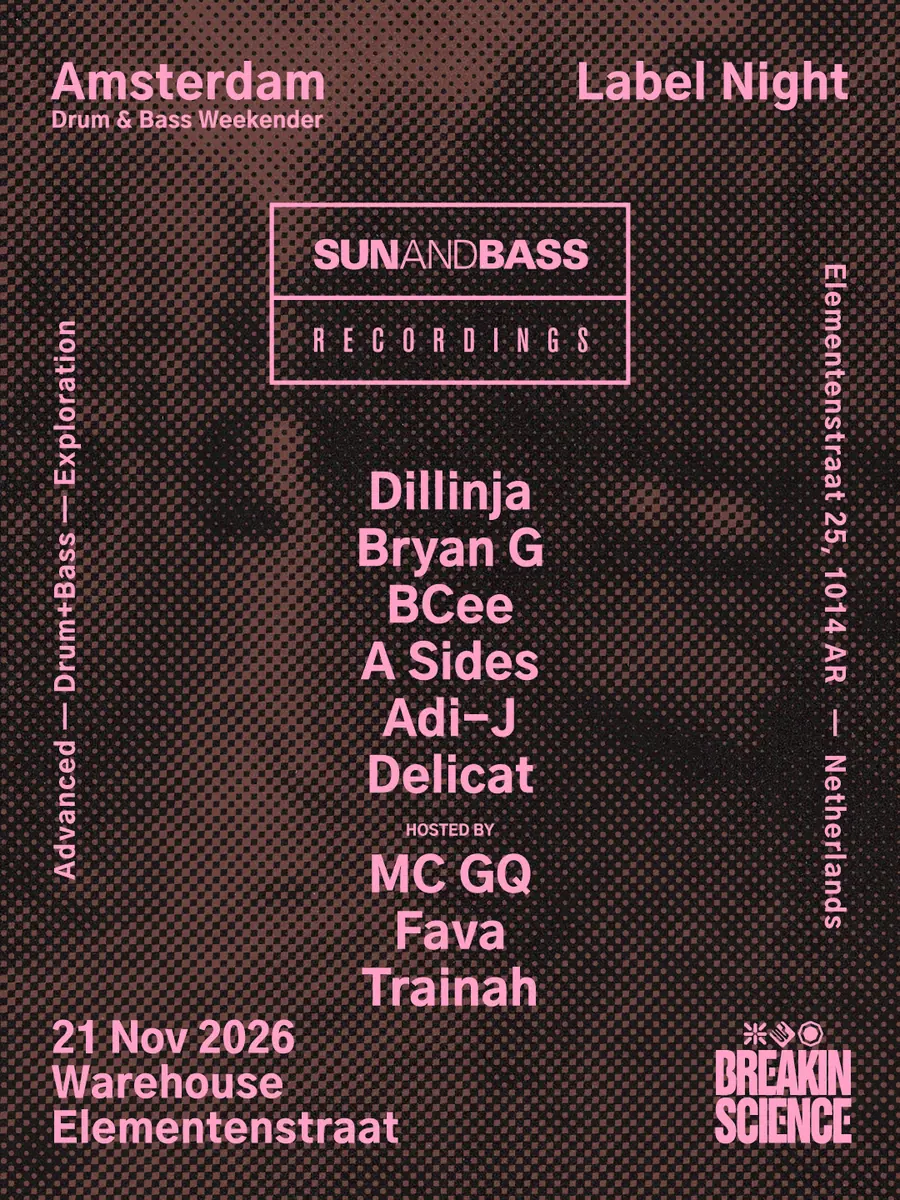SUNANDBASS Recordings Amsterdam — Warehouse Elementenstraat, Amsterdam