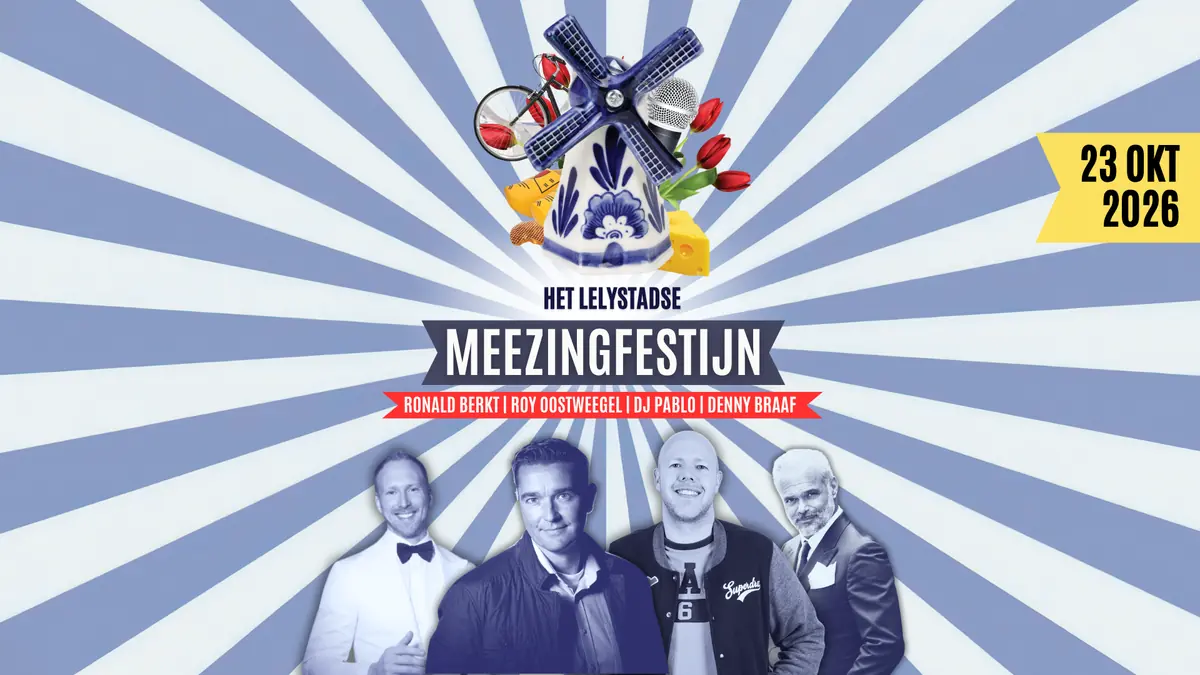Das Lelystad Sing-Along Festival 2026 — Poppodium Corneel, Lelystad