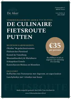 Die kulinarische Fahrradroute Putten