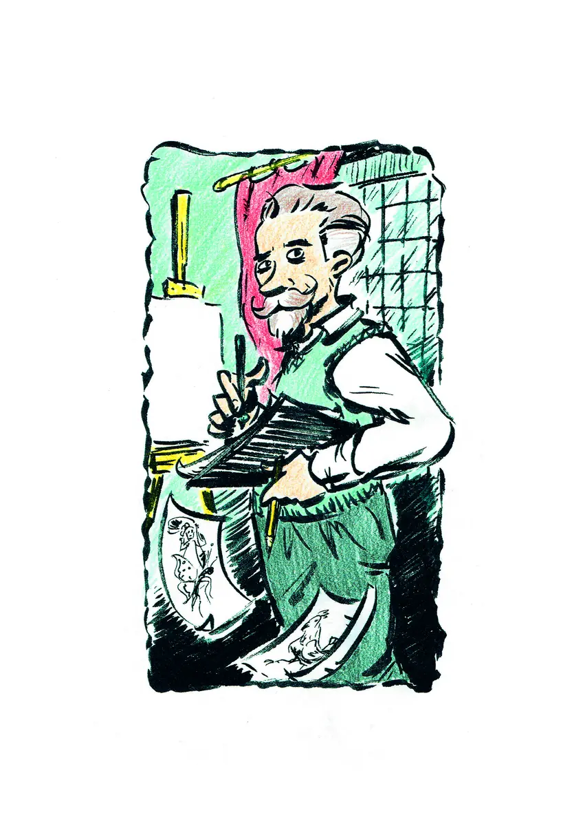 Ausstellung 'Der vielseitige Zeichenmeister Cornelis Jetses' — Museum De Tien Malen, Putten