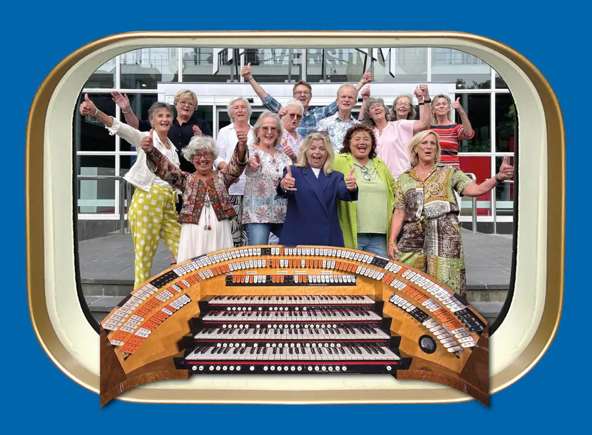 75 Jahre Fernsehen mit Oebele - Hamelen Chor & Bert van den Brink, Pierre Palla Konzertorgel — Heuvellaan Hilversum, Hilversum