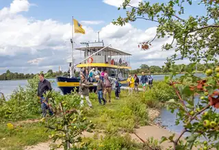 Der Blaue Biber fährt von Rhenen nach Eckse Waarden