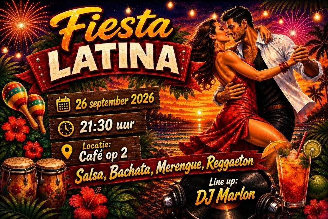 Fiesta Latina at Cafe op 2 — Café op 2, Almere