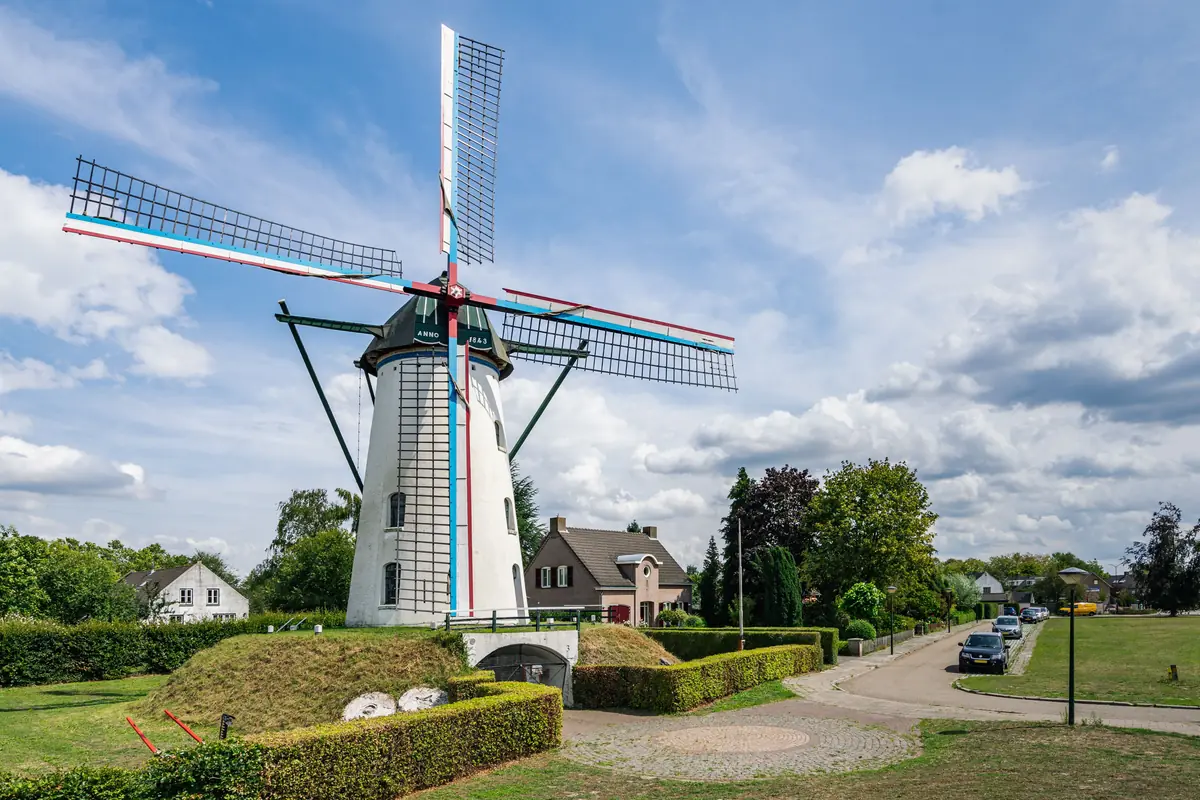 Bezoek korenmolen 't Nupke — Korenmolen 't Nupke, Geldrop