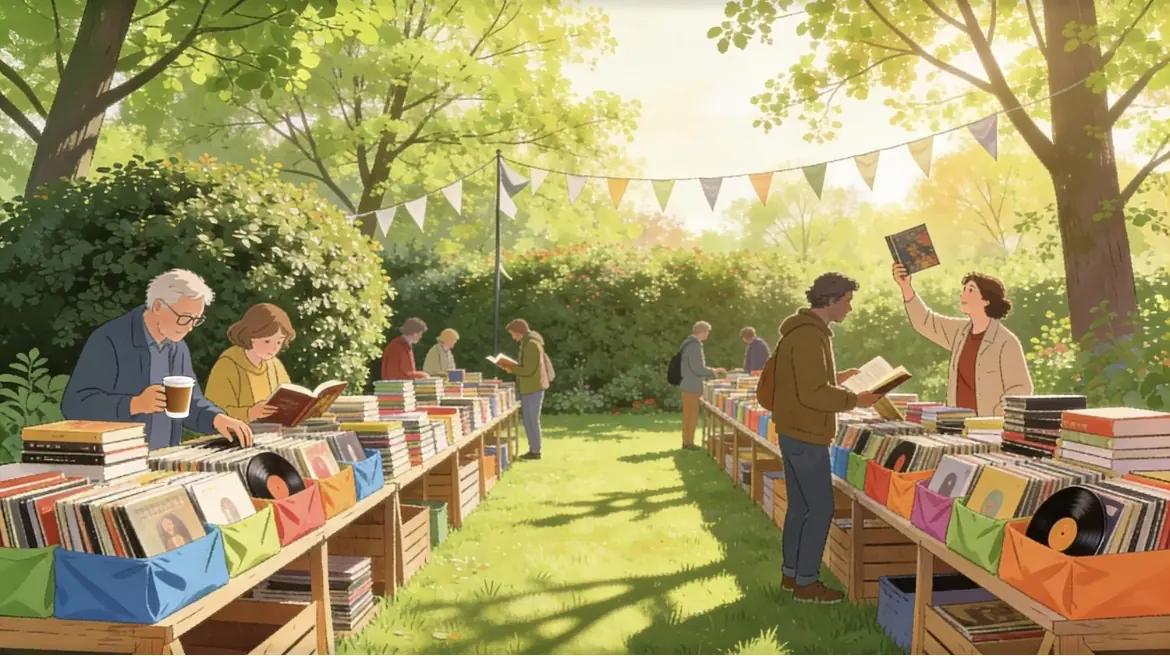 Buch- und Schallplattenbörse im Floralia Park — Floralia Park, Oosterhout