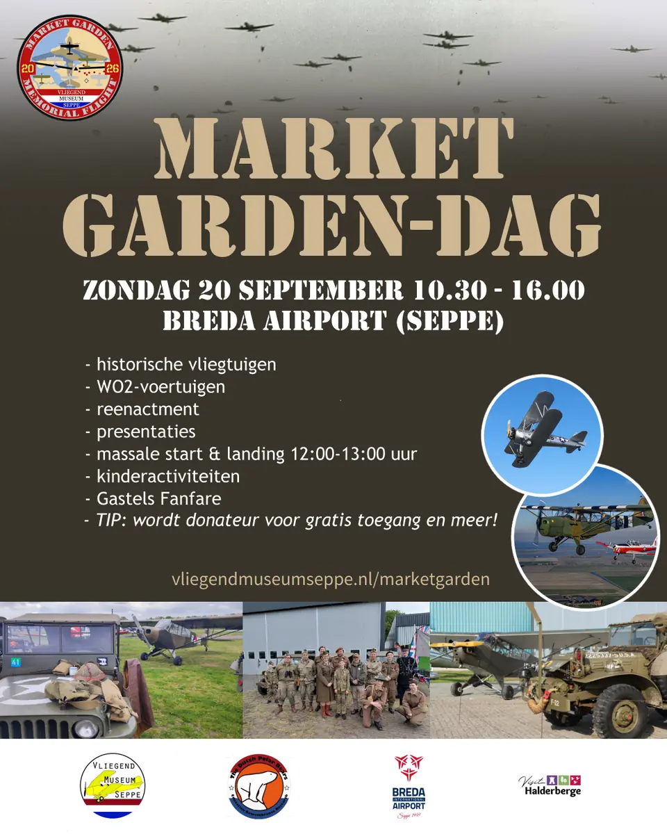 Market Garden-Tag 2026 — Vliegend Museum Seppe, Bosschenhoofd