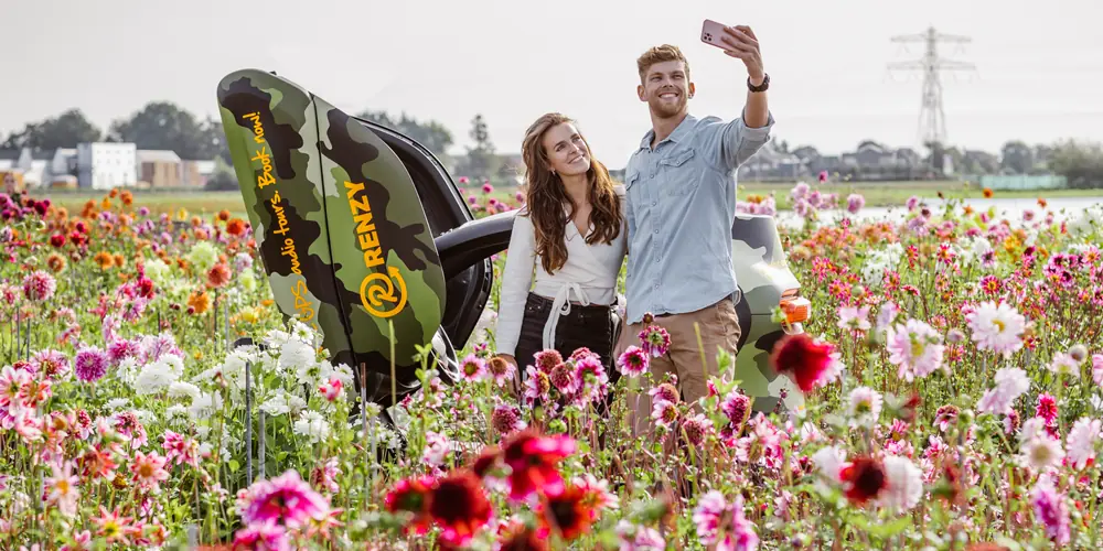 GPS-Audiotour Renzy - Sommerblüten & Dünen — Renzy – Elektrische GPS audiotours, Lisse