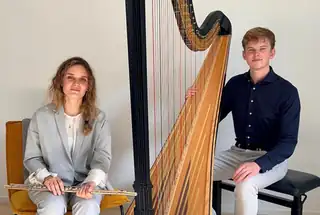 Joost Willemze (Harfe) und Luna Vigni (Flöte) - CruquiusConcert