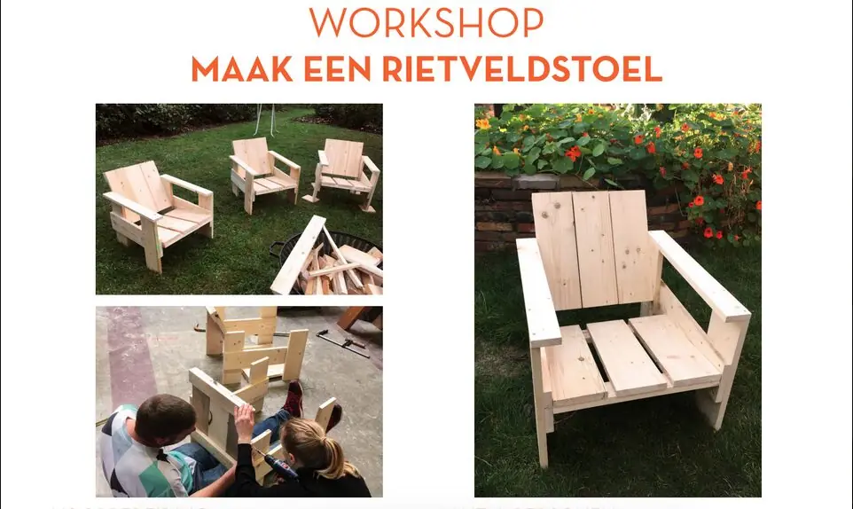 Workshop Baue deinen eigenen Rietveld-Stuhl — NYMA, Nimwegen