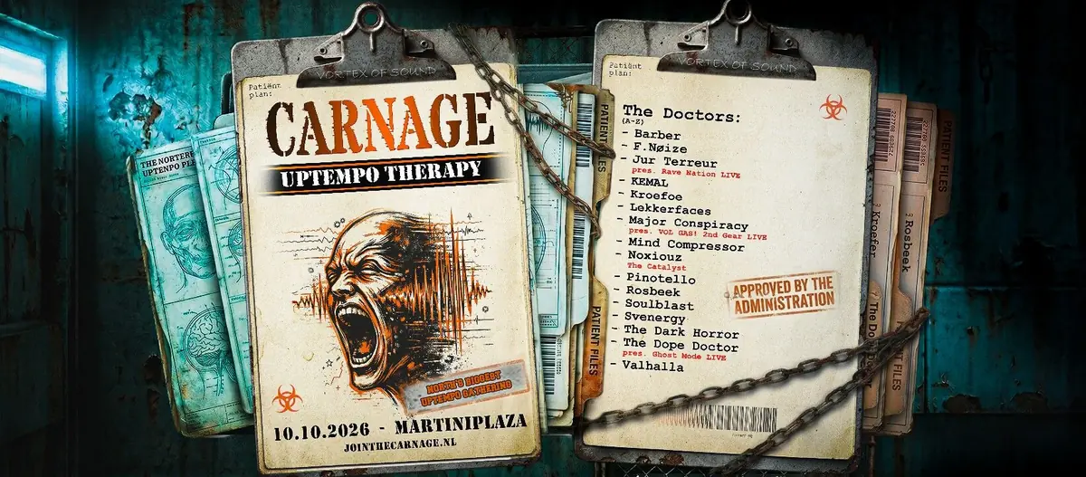 Carnage - Uptempo Therapy — Martiniplaza, Groningen